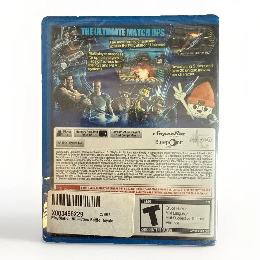 Playstation All-Stars: Battle Royale - Playstation PS Vita -‎ Sealed